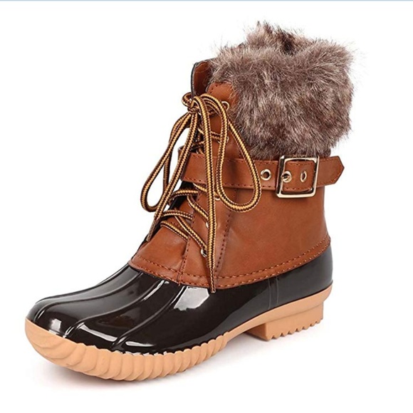 Shoes - Women's Chic Waterproof Duck Snow Boots